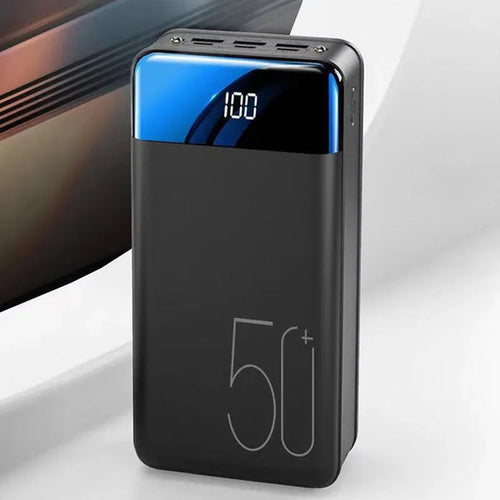 Skanto | 50000mAh Hochleistungs-Powerbank Handy Super-Schnellladegerät Mobile Stromquelle Tablet Laptop Externe Stromversorgung