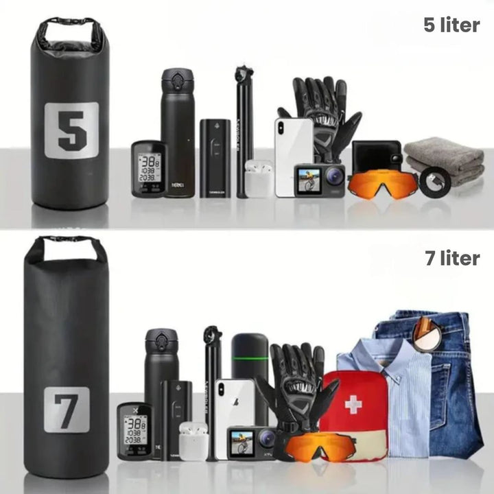 Skanto | Wasserdichte Fahrrad-Gabelsatteltaschen – 5-7L Packtaschen-Set für lange Fahrten & Bikepacking