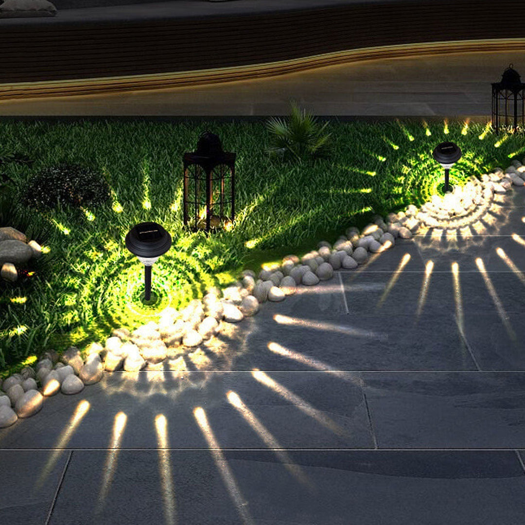 Skanto | Solar Wasserdichte kreisförmige divergierende Leuchte Sky Design LED Outdoor Garten Dekoleuchte