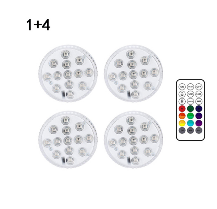 Skanto | Unterwasser-LED-Leuchte mit Fernbedienung – RGB-Mehrfarben-Poolbeleuchtung für Bäder und Teiche