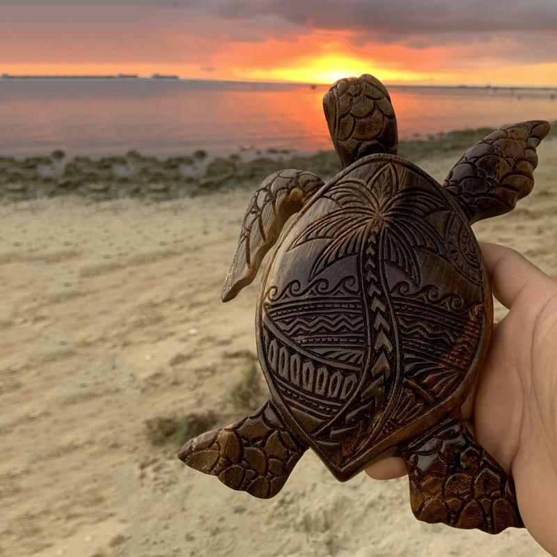 Skanto | Hawaiianische Schildkröten-Harzfigur