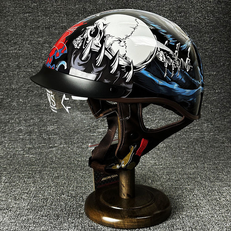 Skanto | City-Helm für Chopper mit minimalistischem Design