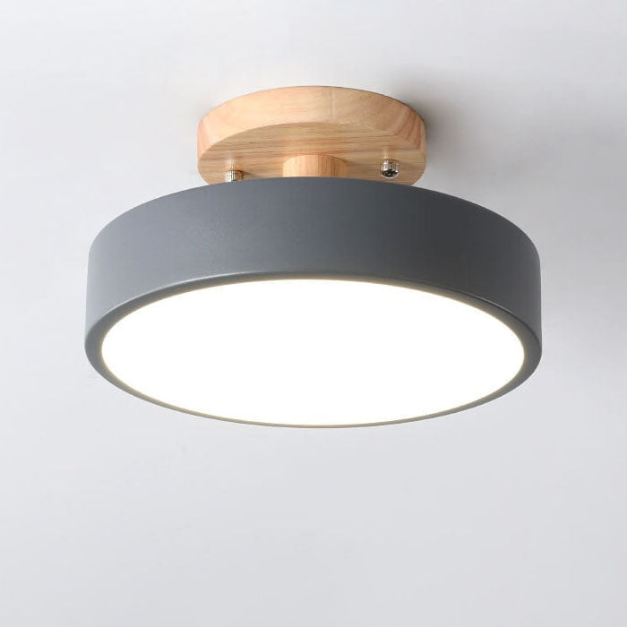 Skanto LED Runde Deckenlampe | Nordisches Design | Halb-Einbau | Wirtschaftliche Innenbeleuchtung
