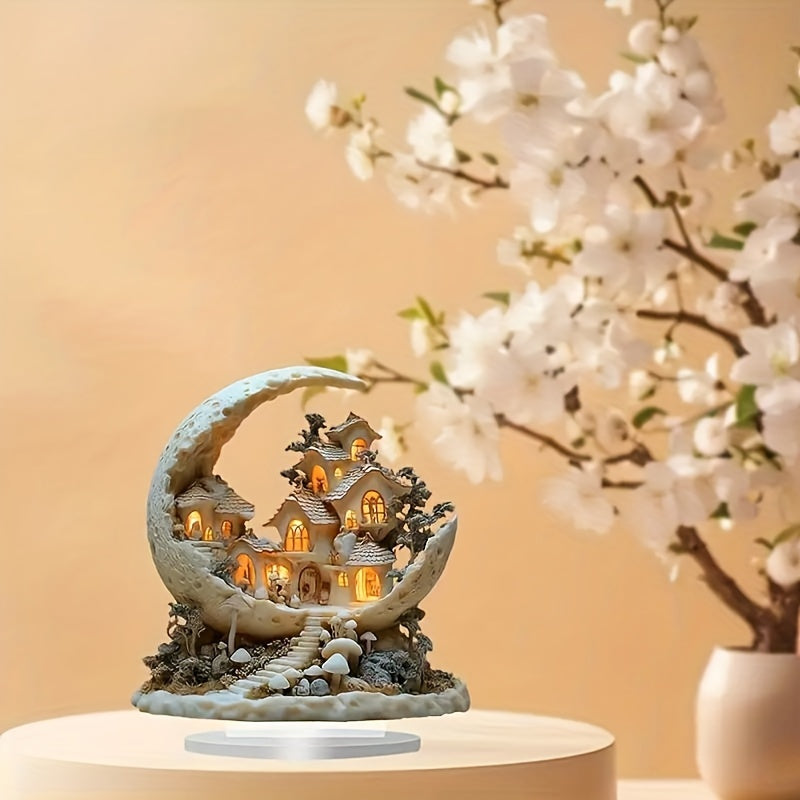 Skanto | Böhmische Acryl-Statue | Fantasy Deko für Innen & Außen