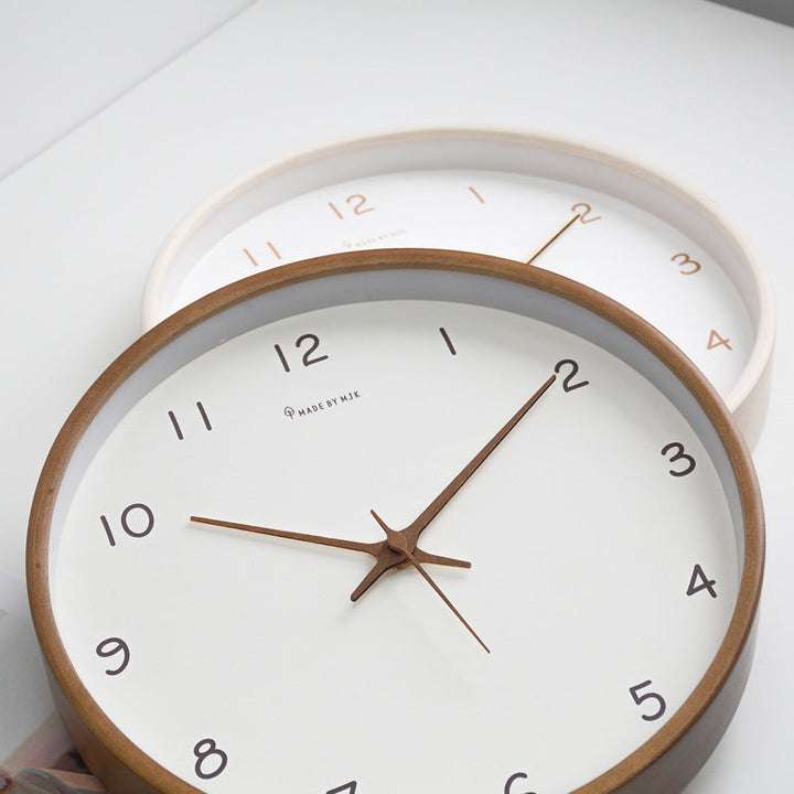 Skanto | TimberClock – Analoge Massivholzuhr