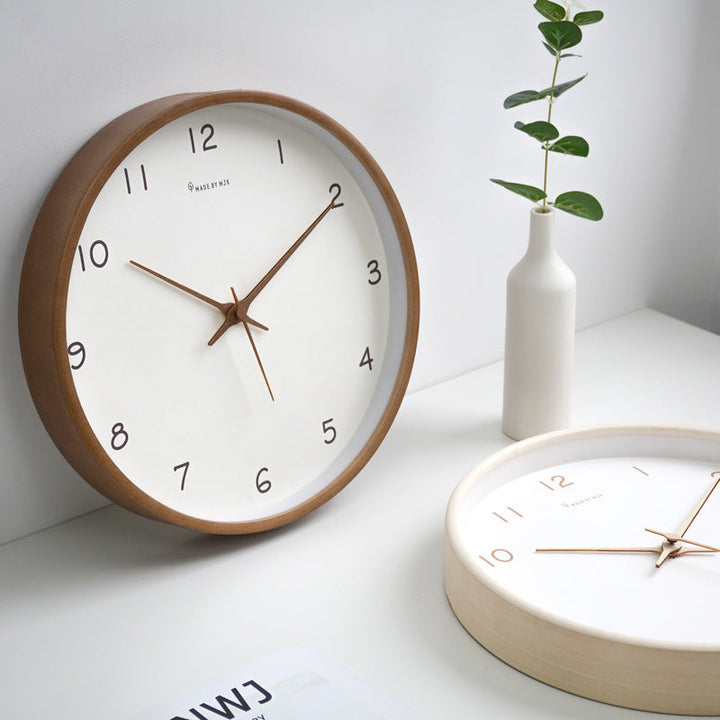 Skanto | TimberClock – Analoge Massivholzuhr