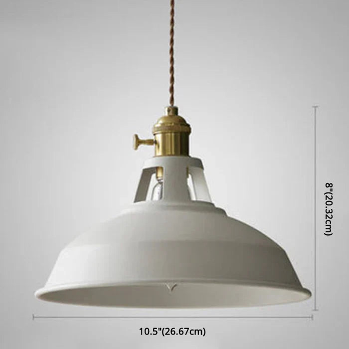 IronGlow Industrielle Retro-Hängelampe aus Metall, E27