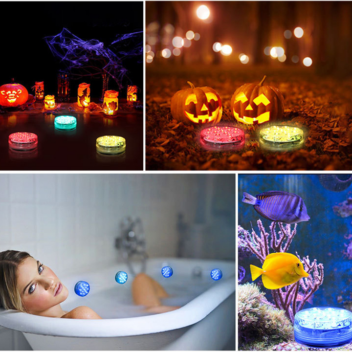 Skanto | Unterwasser-LED-Leuchte mit Fernbedienung – RGB-Mehrfarben-Poolbeleuchtung für Bäder und Teiche