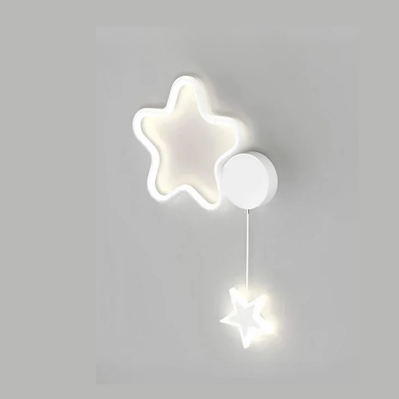 Skanto | DreamLight | Magische Wandlampe mit Wolken, Sternen und Mond