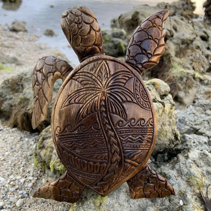 Skanto | Hawaiianische Schildkröten-Harzfigur