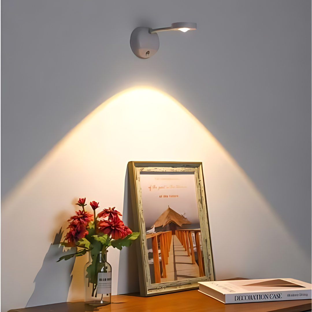 Skanto | Spark360 – Kabelloser LED-Strahler mit Bewegungssensor und 360° verstellbarer Halterung