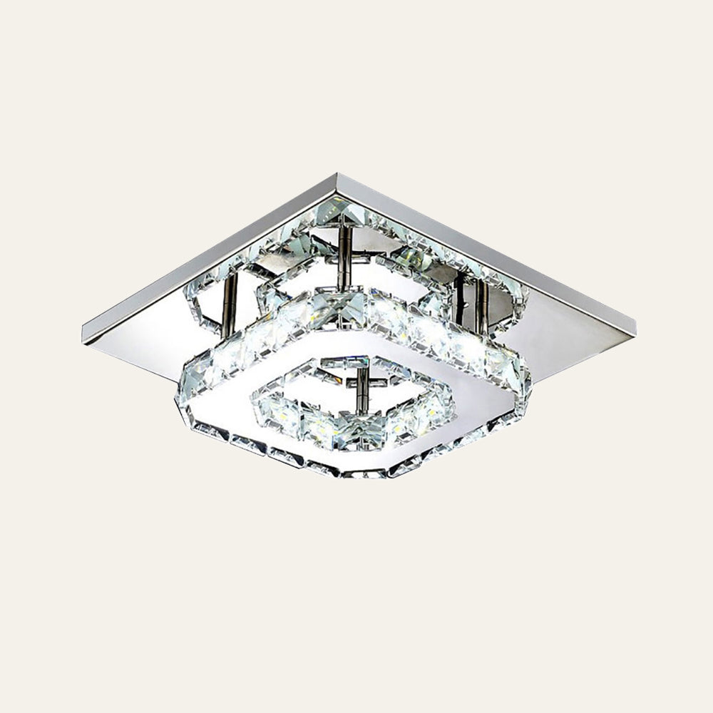 Skanto | Moderne Kristall-LED-Deckenleuchte für die Deckenmontage