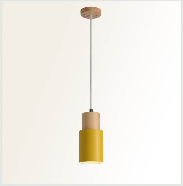 Skanto | SinglePend - Nordische Macaron Zylinder Aluminium 1-Flammen LED Pendelleuchte