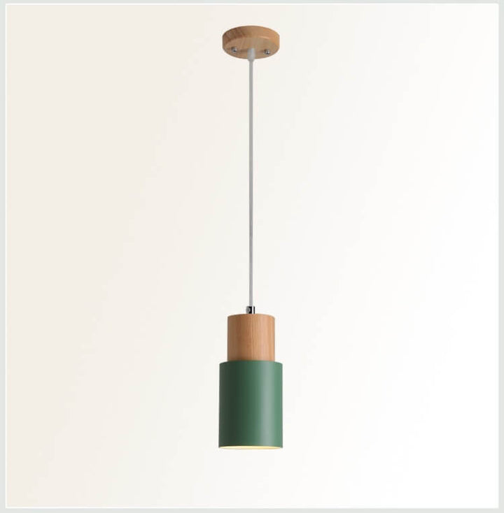 Skanto | SinglePend - Nordische Macaron Zylinder Aluminium 1-Flammen LED Pendelleuchte