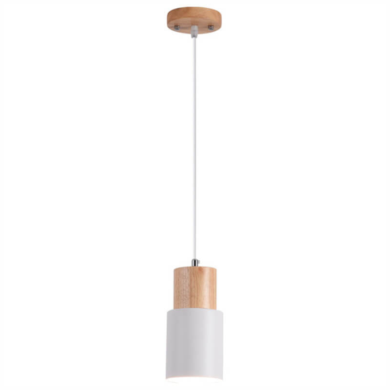 Skanto | SinglePend - Nordische Macaron Zylinder Aluminium 1-Flammen LED Pendelleuchte