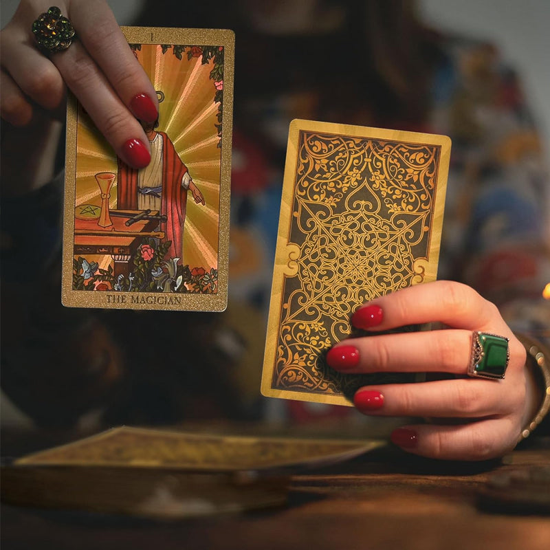 Entdecken Sie die mystische Welt des Tarot Goldfolien-Tarots
