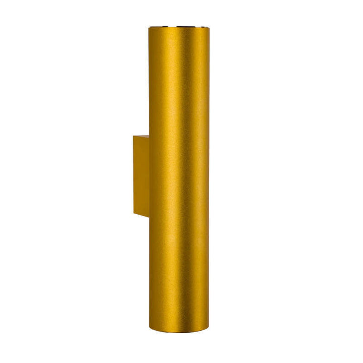Skanto | Einfache Aluminium-Zylinder 2-flammige Wandleuchte