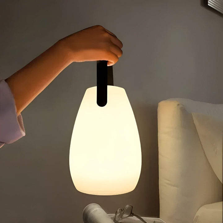 Skanto | LuminaFusion Lampe – Tragbare, wasserdichte, kabellose Tischlampe mit Fernbedienung