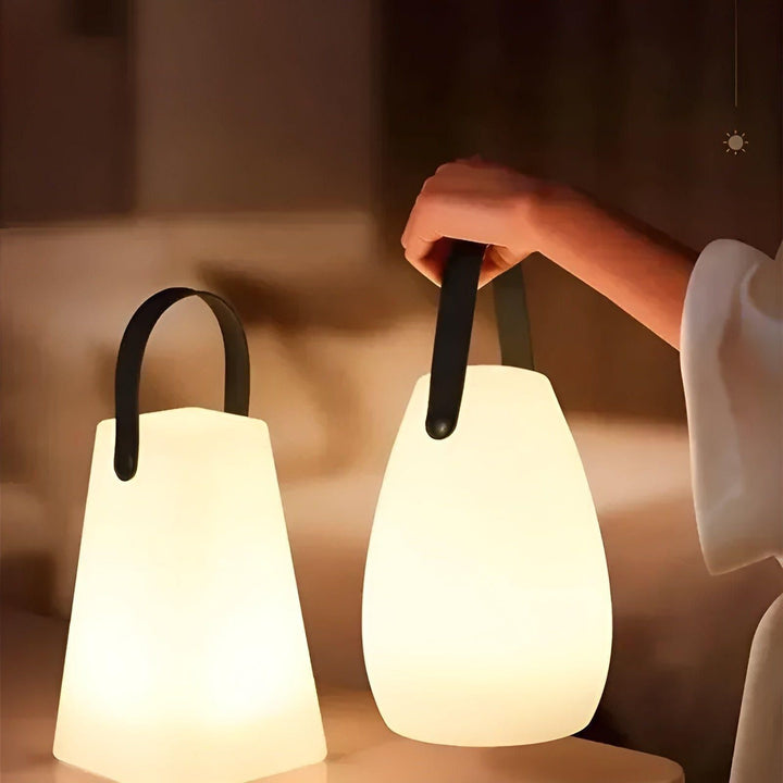 Skanto | LuminaFusion Lampe – Tragbare, wasserdichte, kabellose Tischlampe mit Fernbedienung