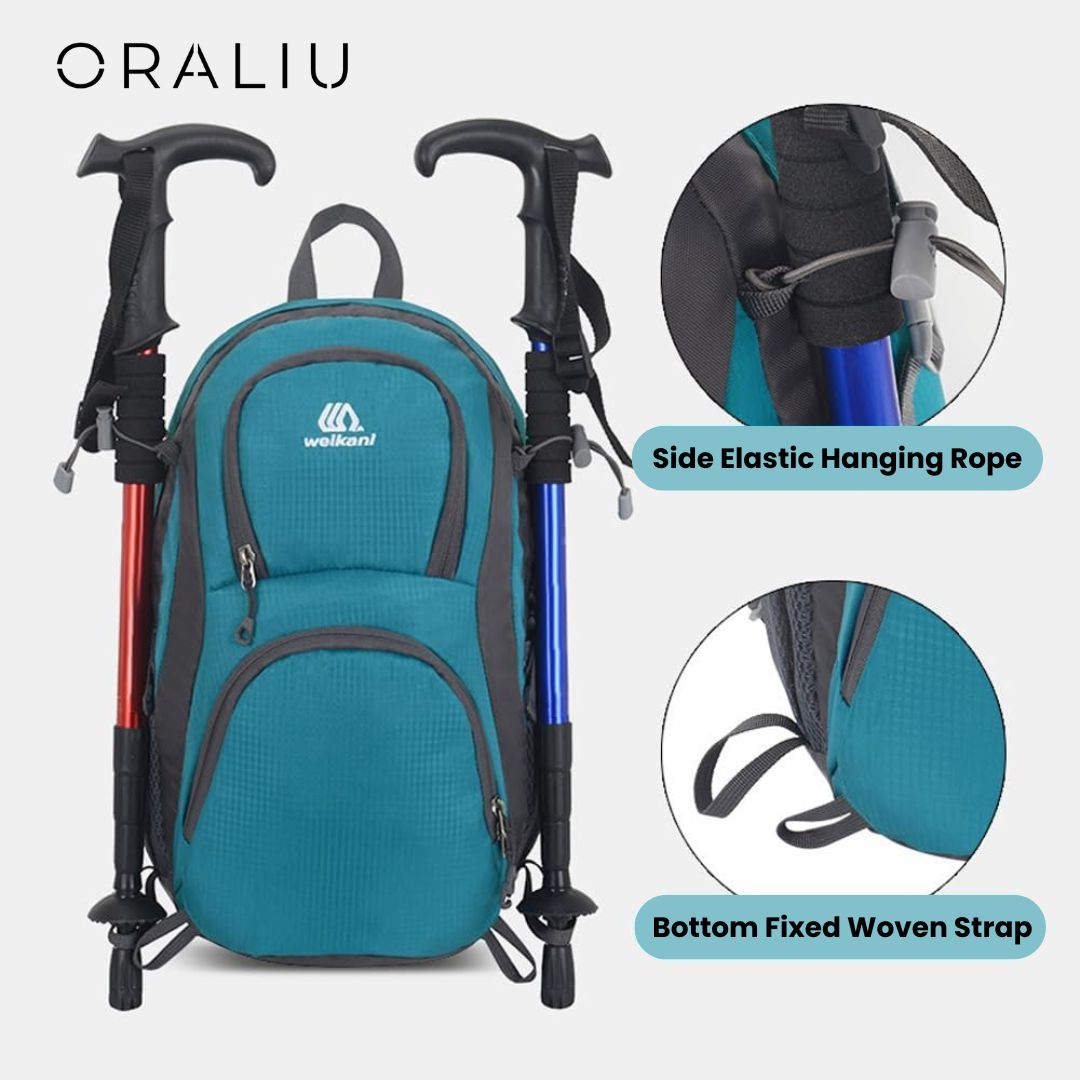 Skanto | Ultraleichter wasserdichter Outdoor-Rucksack – Leichter Tagesrucksack zum Wandern, Camping & Reisen