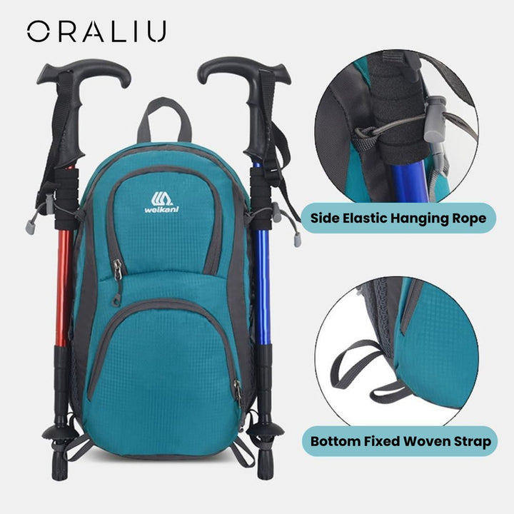 Skanto | Ultraleichter wasserdichter Outdoor-Rucksack – Leichter Tagesrucksack zum Wandern, Camping & Reisen