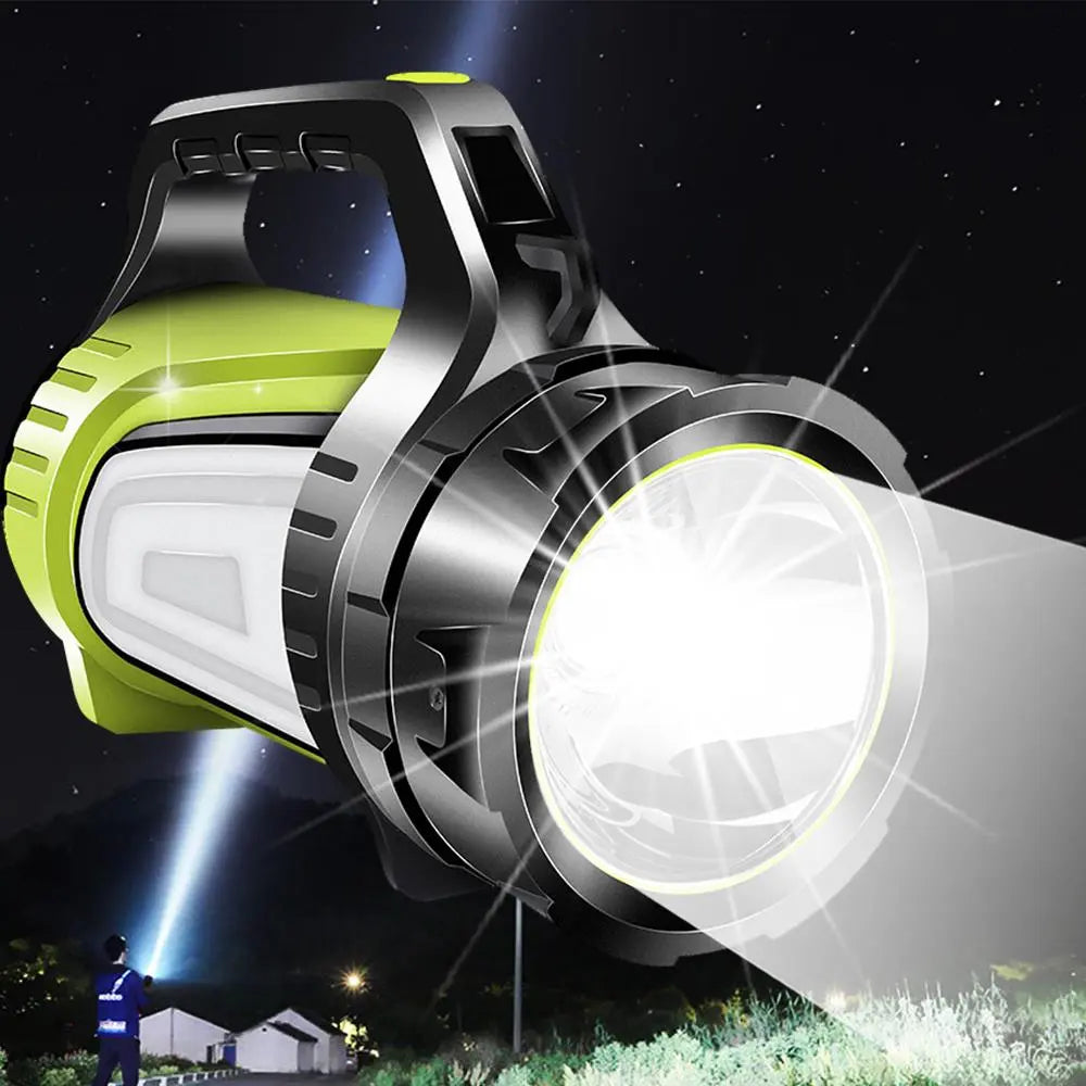Skanto | LED-Doppelseiten-Taschenlampe – Wasserdichte Arbeitsleuchte für Outdoor und Notfälle