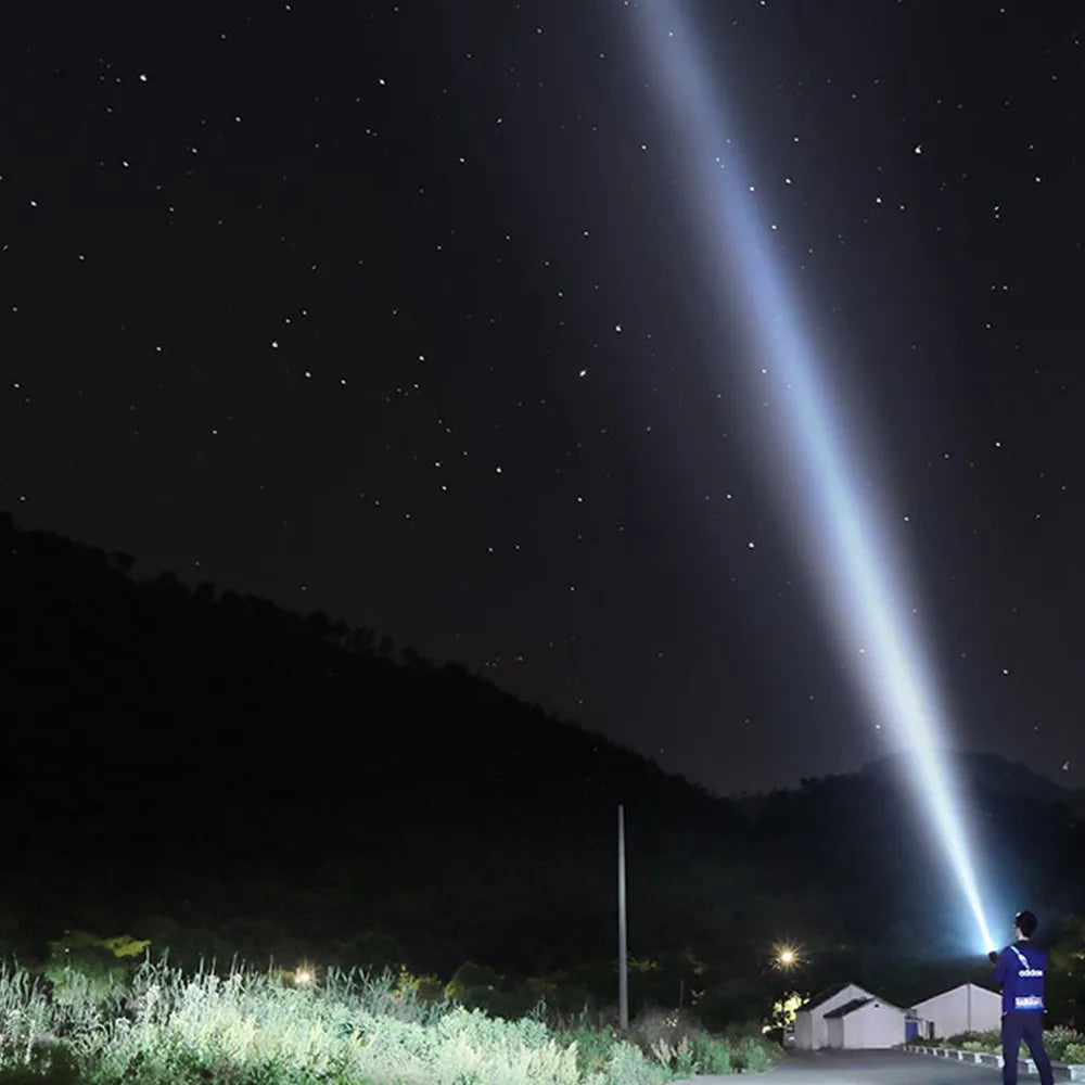 Skanto | LED-Doppelseiten-Taschenlampe – Wasserdichte Arbeitsleuchte für Outdoor und Notfälle