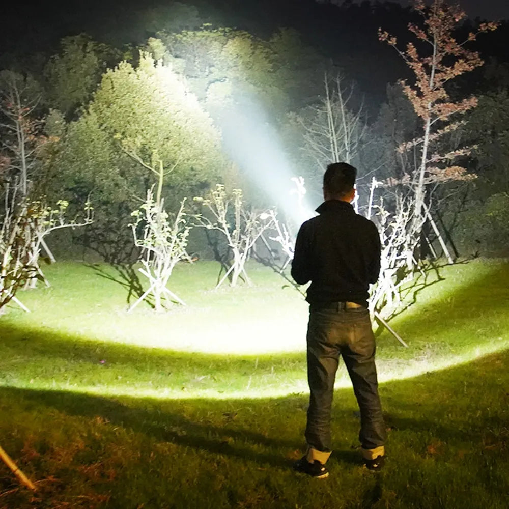 Skanto | LED-Doppelseiten-Taschenlampe – Wasserdichte Arbeitsleuchte für Outdoor und Notfälle