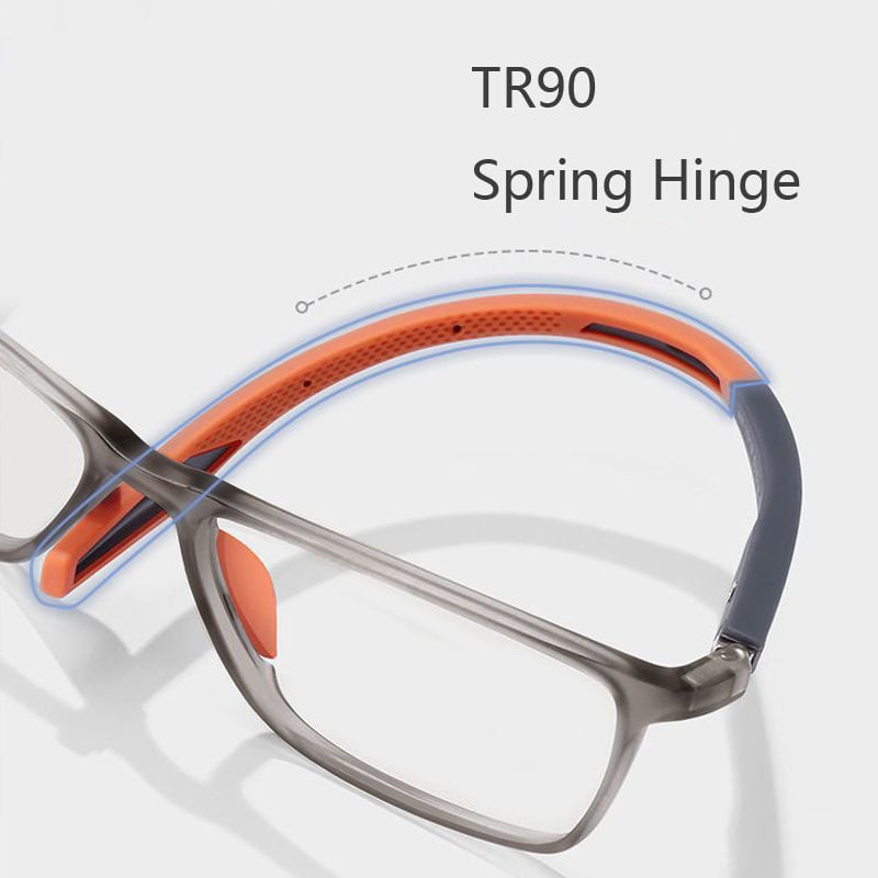 Skanto | Ultraleichte Multifokal-Lesebrille für Damen und Herren – Hochwertiges Polycarbonat – Für Nah und Fern – Wanduhr