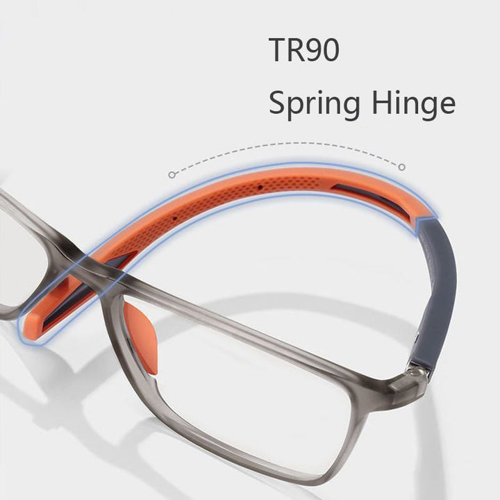 Skanto | Ultraleichte Multifokal-Lesebrille für Damen und Herren – Hochwertiges Polycarbonat – Für Nah und Fern – Wanduhr