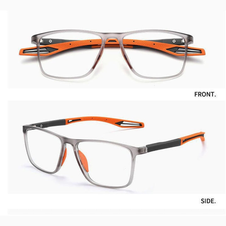 Skanto | Ultraleichte Multifokal-Lesebrille für Damen und Herren – Hochwertiges Polycarbonat – Für Nah und Fern – Wanduhr
