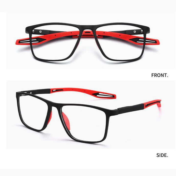Skanto | Ultraleichte Multifokal-Lesebrille für Damen und Herren – Hochwertiges Polycarbonat – Für Nah und Fern – Wanduhr