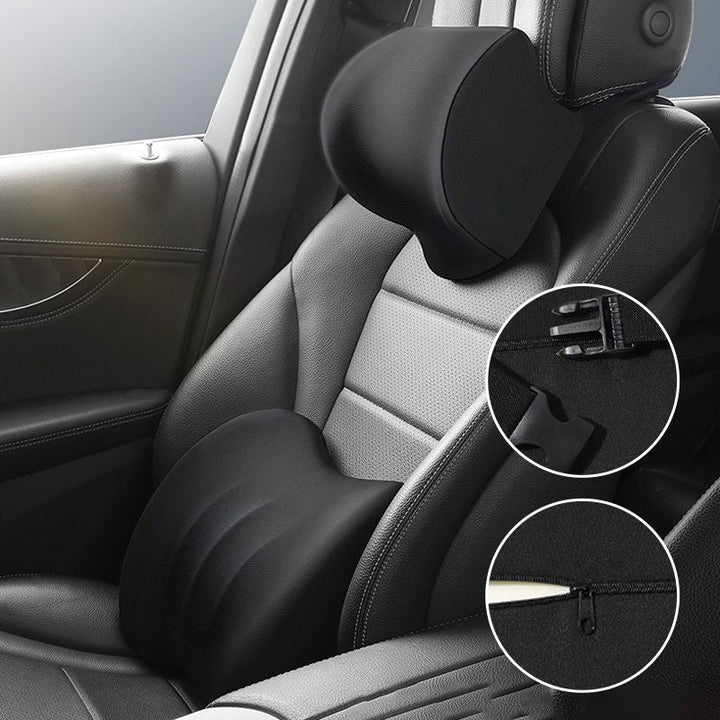 Skanto | Autocomfort Stütze – Ergonomische Nackenstütze und Rückenkissen