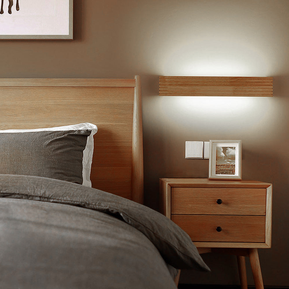 Skanto | Moderne LED-Wandleuchte aus Holz