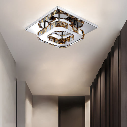 Skanto | Moderne Kristall-LED-Deckenleuchte für die Deckenmontage