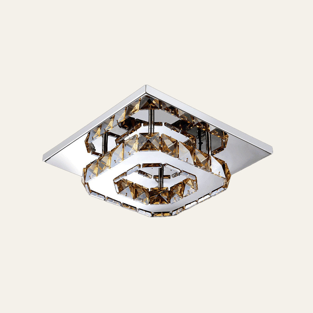 Skanto | Moderne Kristall-LED-Deckenleuchte für die Deckenmontage