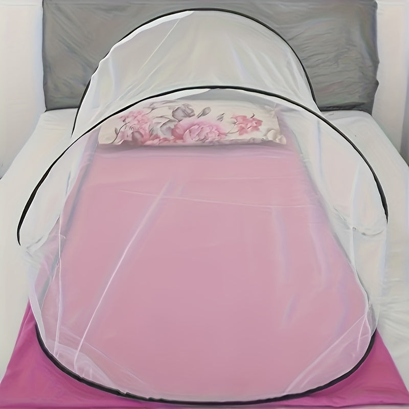 Skanto | InsectoGuard Solo Moskitonetz | Ultraleicht & Faltbar | Mit Reißverschluss | 200×80×56 cm | Für 1 Person