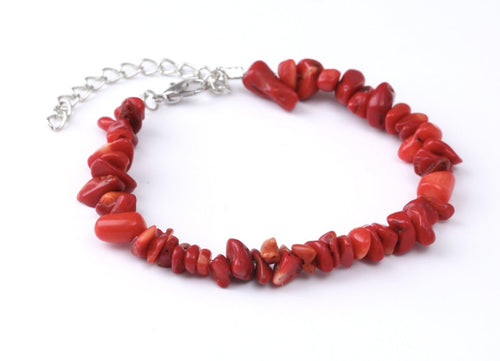Elegantes rotes Korallenarmband | Perfekt für den Alltag Skanto