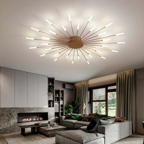Skanto | Moderne Deckenlampe im Feuerwerk-Stil – Dekorative LED-Beleuchtung für Wohnzimmer, Schlafzimmer & Esszimmer