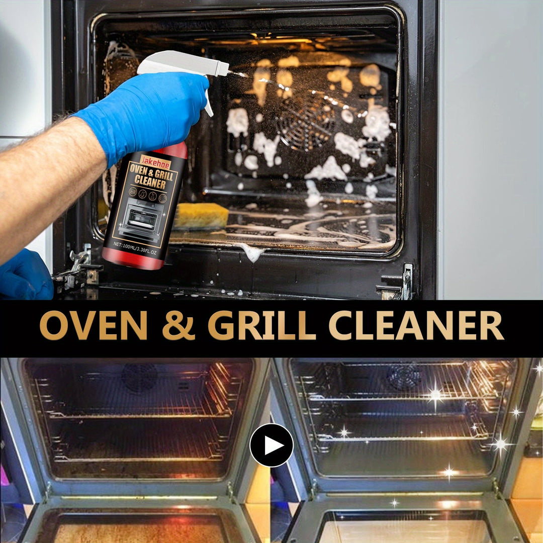 Skanto | 3.38oz Ofen-Schaumreiniger – Grill-Fleckenentferner, Desodorierer & Entfetter