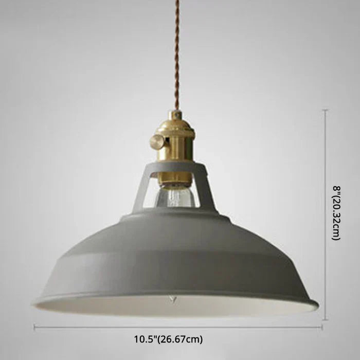 IronGlow Industrielle Retro-Hängelampe aus Metall, E27