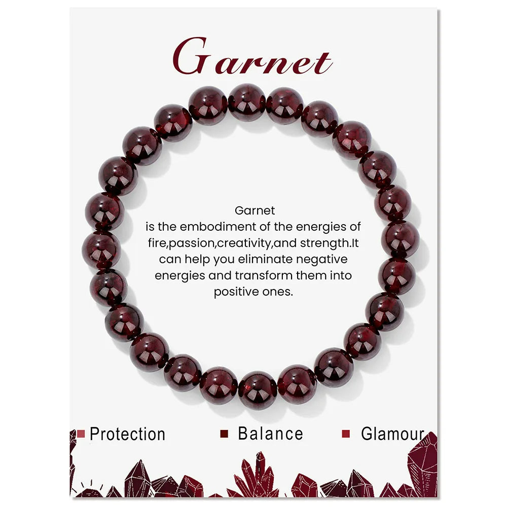 Skanto | Natürliches Kristall-Heilenergie-Armband - Aria