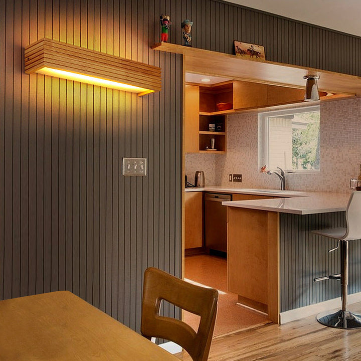 Skanto | Moderne LED-Wandleuchte aus Holz