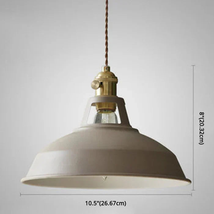 IronGlow Industrielle Retro-Hängelampe aus Metall, E27