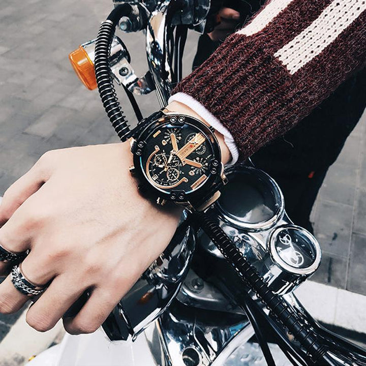 Skanto | Chronograph Quarz-Uhr aus Edelstahl