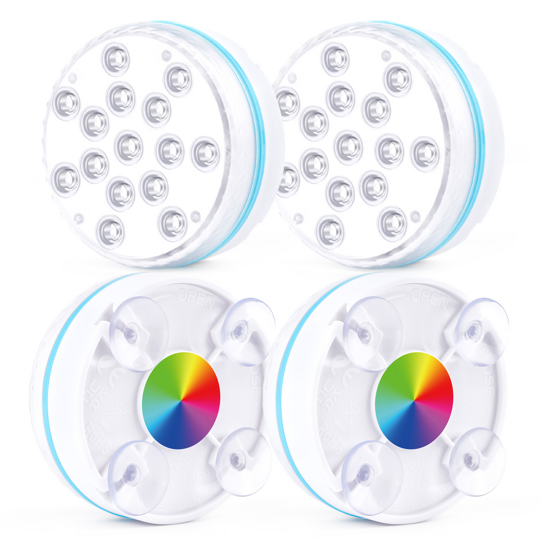 Skanto | Unterwasser-LED-Leuchte mit Fernbedienung – RGB-Mehrfarben-Poolbeleuchtung für Bäder und Teiche