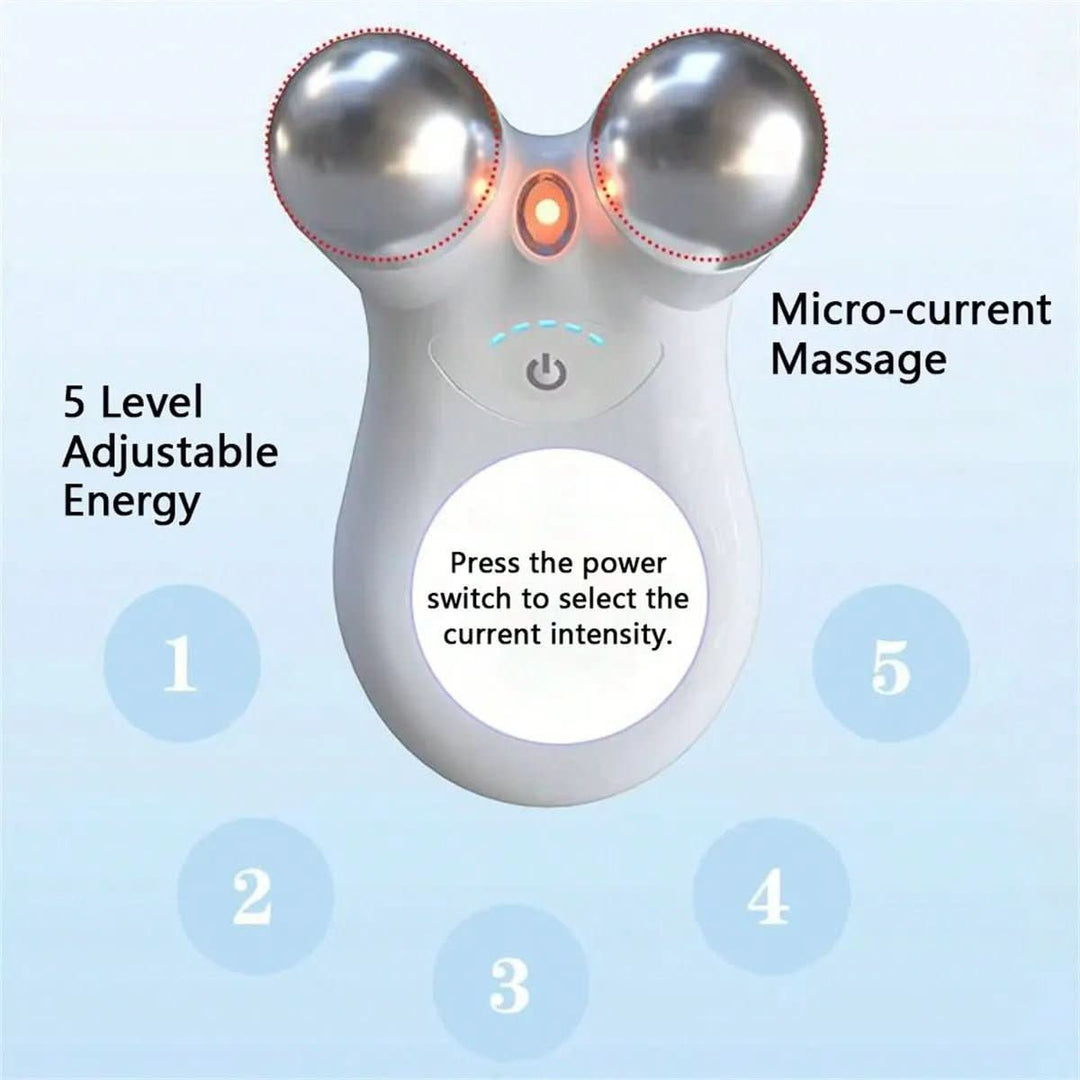 Skanto | Professionelles Mikrostrom-Gesichtsmassagegerät für straffere, glattere Haut