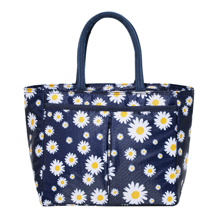 Stylische Tragetasche mit Blumenmuster Skanto