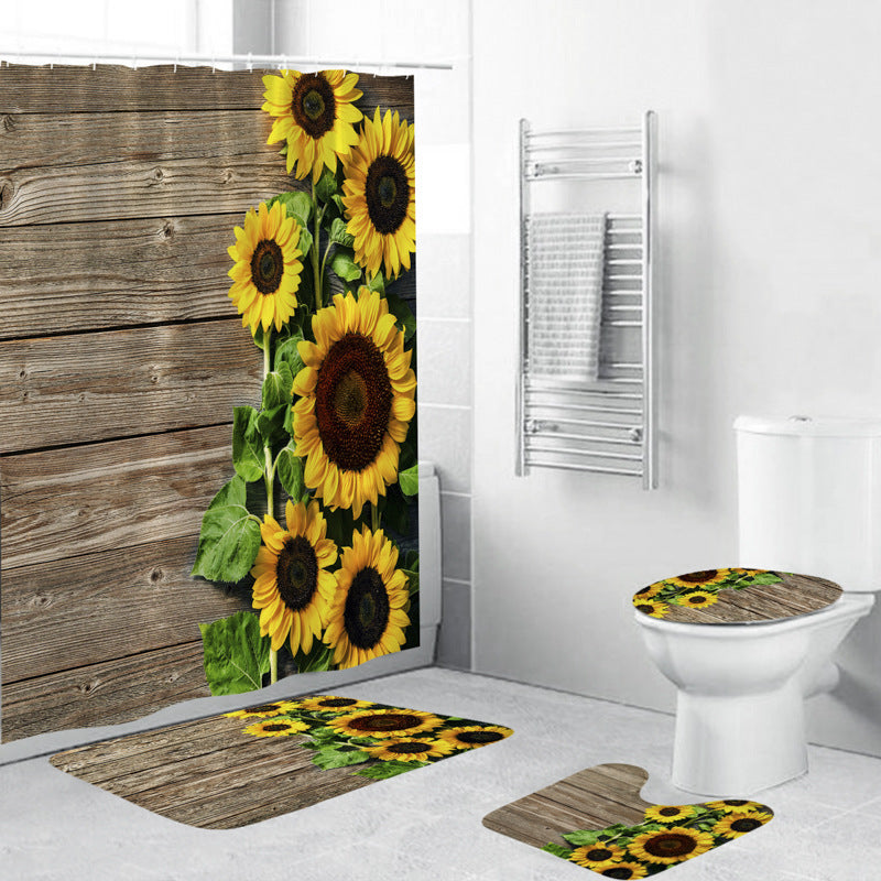 Duschvorhang mit Blumenmuster Skanto