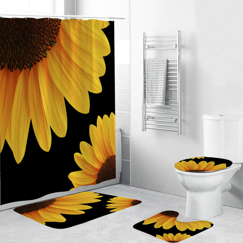 Duschvorhang mit Blumenmuster Skanto